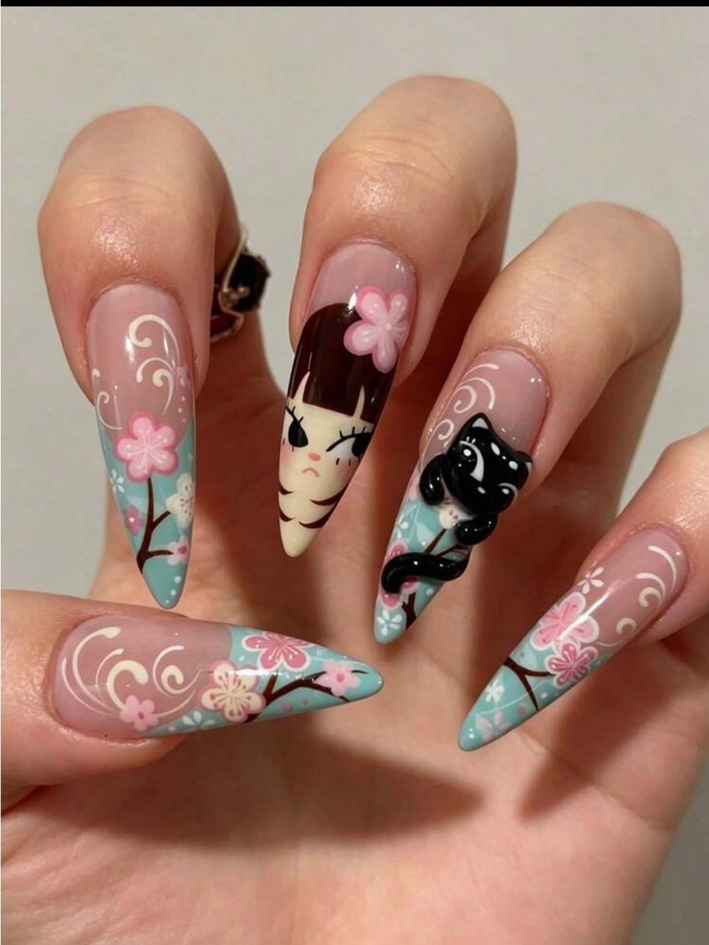 Anime Designed Press-On Nail Set - Picture 3 of 9